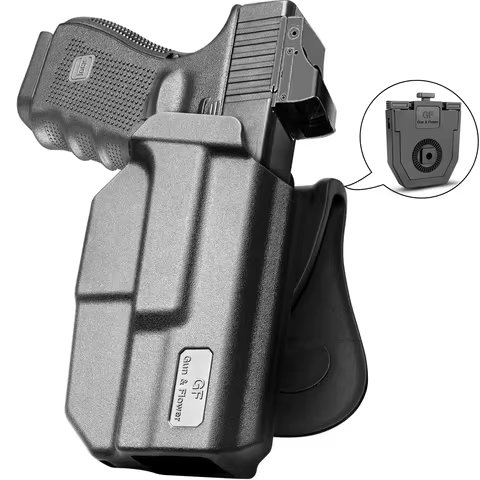 Only For Glock17/31(Gen1-5),19/23/32/44(Gen3-5),19X/22/45 Holster,Polymer Thumb Release OWB Paddle B