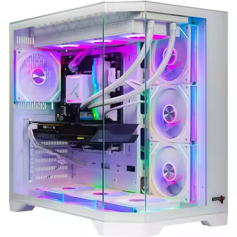 Gaming PC – i5-14400F, RTX 5060 8GB, 32GB DDR5, 1TB NVMe SSD, 360mm Liquid Cooler, 600W PSU, 7 ARGB