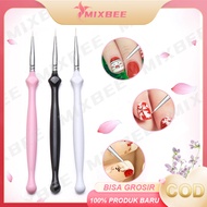 3pcs UV Gel Liner Brush Set Painting Pen Nail Art Tools