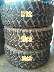 ยางรถกระบะขอบ15 ยางโฟวิล ยางMT แม็กซิส BIGHORN764 ขนาด31*10.5R15LTปี12-13 ถอดสด แก้มดี ขอบดี ไม่ปะ ด