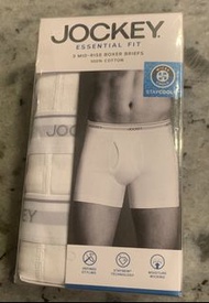 Jockey Essential Fit 男士中腰平角內褲 Mid-Rise Boxer Briefs