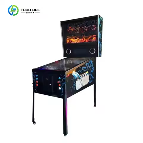 32 43 Inch 4K Virtual Pinball Machine 800+ Games Coin Operated 3D Video Games English Language Metal