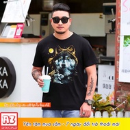 Men's T-shirt with 3d Thai wolf print - bigsize 5XL 6XL 7XL M2990