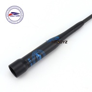 Genuine Taiwan Eagle Soft Antenna AZ-504FX High Gain Car Trolley UV Dual-Segment Car Radio 43cm Blac