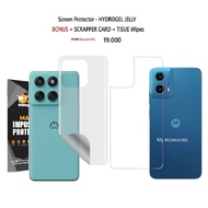 [ Hansvano ] Hydrogel Back BENING MOTO G86 POWER G45/ G57 POWER/ G67 Power/ G06 POWER/ SIGNATURE/ CL