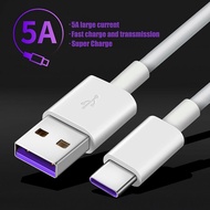 [Super Charging] VIVO Y17 Y12 Y15 Y11 Y19 Y91 Y93 Y95 5A USB Type C Cable Micro USB Data Line Mobile Phone Charging Wire White
