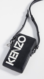 美翻了 ! KENZO 絕版頂級精品~經典優雅~黑色相機包、卡夾包、側背包、斜背包、旅行包、手機袋包~