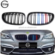 Car accessories for BMW 5 series E60 2005 2006 2007 2008 2009 bodykit ABS car grille M color double slats grills