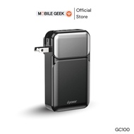 D-power Fast PowerBank 10000mAh แบตสำรอง พาวเวอร์แบงค์  มีปลั๊กและสายชาร์จในตัว (รุ่น GC100)