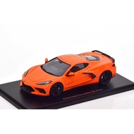 [Ready Stock Single] Spark Chevrolet Corvette Corvette Corvette C8 20201/43 Orange Original Pack