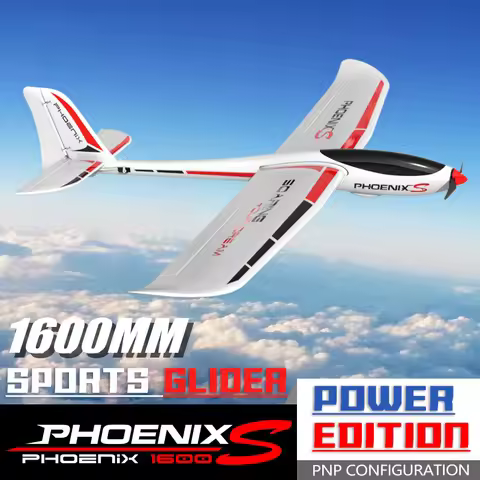 Volantex 1600mm 1.6m Rc Aircraft Model Airplane Epo Foam Rc Model Airplane Glider Pnp Phoenix S 742-