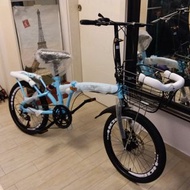 Foldable Bike 全新 KERUIQI 減震 20吋 6速 碟剎 自行車 Folding Bicycle Bike 摺疊單車 摺合單車 折疊單車 BIKE