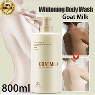 【100 % Original】whitening body wash LYDIMOON Goat milk Body Wash Long Lasting Whitening Nicotinamide Shower Gel Smoothing Skin 800ml 山羊奶美白沐浴露