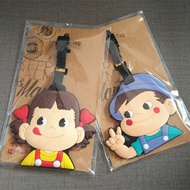 Fujiya Boarding Consignment Pass Milk Girl Luggage Tag Creative Suitcase Name Tag Children's Book Li