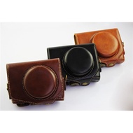 Suitable for Canon G7XII Camera Bag G7X Dedicated Camera Leather Case g7x2/x3 Camera Protective Case