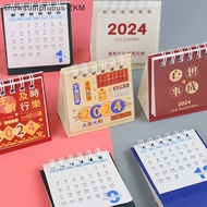 [snowsumptuous] 2024 Mini Desk Calendar Office School Supplies Calendar Desk Record Time Calendar Monthly Planner Desk Accessories Decoration [zkm]