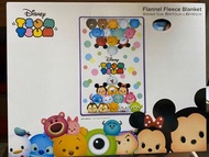 全新 Disney  Tsum tsum flannel fleece blanket 毛毯