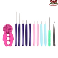 MALCOLM1 12PCS Paper Quilling Tools, Paper Craft Quilling Slotted Pen Quilling Needle Kit, DIY Multi