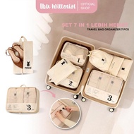 IBUMILLENIAL Set 7in1 Travel Organizer Bag Waterproof Double Travel Storage Bag