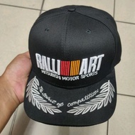 New arrival classic racing cap ralliart topi bunga padi team black edition hats