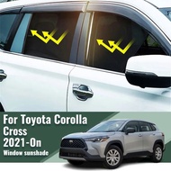 Car Sunshade For Toyota Corolla Cross 2020 2021 2022 2023 2024 Car Sunshade Magnetic Front Windshield Curtain Rear Side Window Sun Shade