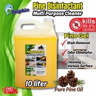 DOLPHIN Pine Disinfectant 10L & 5L / Pine Gel Disinfactant / Surface Disinfectant (Ready Stock)