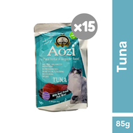 Aozi Organic Wet Cat Food Tuna - 85g Pouch 15 PCS