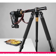 Beike Q999H camera tripod can be converted into a horizontal shaft for product photography