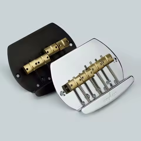 4-String/5 String Bass Bridge For Man Style With Brass Saddles