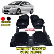 Karpet 5D Vios Ncp93 /Car Carpet Vios Ncp93