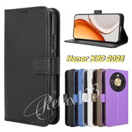 Honor X9d 5G 2025 Luxury Diamond Plaid Leather Casing For Honor X9 a b c d HONOR X9D X9cSmart X9a X9