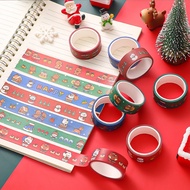 Christmas Paper Tape Student Hand Account Material And Cartoon Pattern Decoration Sticker Gift