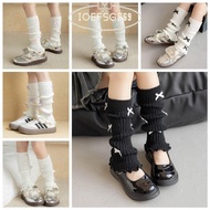 IOEFSGF69 Knitted Sock, Bow Knitted Children's Sock Covers,  Acrylic Warm Leg Socks