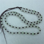 A Goods Ice Waxy Jade Jade Bead Necklace Handmade Sweater Chain Lanyard 6mm Chain Men Women Style