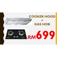 Midea Cooker Hood + Dawa Gas Hob