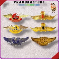 MERAH Black tread Pin | Red tread pin | Red tread wing | Black tread wing | Scout pin | Scout brooch