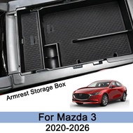 Armrest Box Storage Box For Mazda 3 2020-2026 Center Console Storage Box Mazda3 Car Accessories
