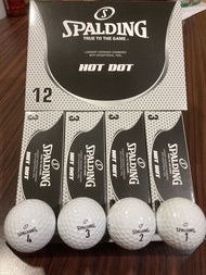 [12 PCS BRAND NEW IN BOX] 12PCS Spalding Best Colour White Golf Ball With Tournament Distance And So