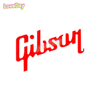 （BJYX) Gibson Logo Sticker Decal Vinyl Guitar Personalized Sticker Luggage Instrument Decoration Dec