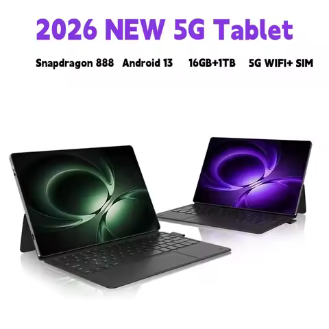 2026 New Original Pad 7 Pro Tablet Snapdragon 888 Android14 16GB+1TB 5G Dual SIM HD 4K WiFi GPS Tabl