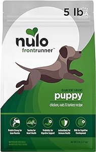 Nulo Frontrunner All Breed Puppy Food, Premium Dry Small Kibble Puppy Food, Ancient Grains Promote Fullness with BC30 Probiotic &amp; DHA to Boost Cognitive Development