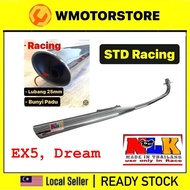 NLK EX5 / DREAM Racing EXHAUST STD RACING (25MM) EKZOS EJOS PIPE MUFFLER HONDA NLK HONDA MANIFOLD EX