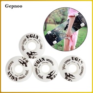 Gepnoo 4 Pack 52x30mm Longboard PU Wheels Replacement Skateboard 78A Hardness Wheels