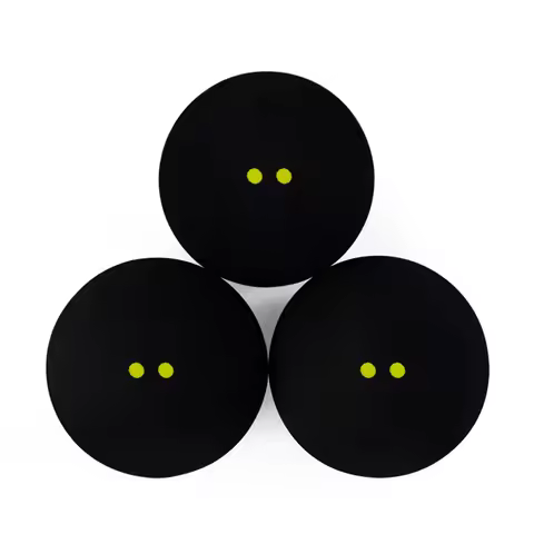 2 Pcs/ 4Pcs Rubber Squash Ball Double Yellow Point Squash Balls Training Speed Sports Rubber Bola Sq