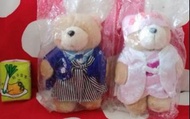 1套2個 Forever Friends 全新正版 Hallmark 18cm 和服 日式 結婚 公仔 熊 Teddy bear 熊啤啤 wedding