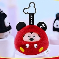 TOPTOY MINISO  Mickey Fun CollisionSeries Glue Plush Blind Box Pendant Gift