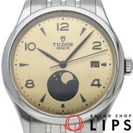 帝舵 1926 Luna 腕錶 39毫米 1926 Luna M91560-0001 帶盒保固卡 不鏽鋼男士腕錶 香檳色顏色極佳 [全新]