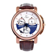 Teiwe Swiss TW2031-RG - Jam Tangan Pria - Leather Streap