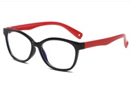 Kacamata Anak Perempuan dan Laki Laki Anti Radiasi Lucu Semi Bulat Silikon Lentur Untuk Anak TK SD O