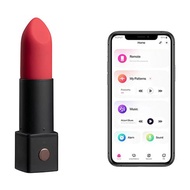 Lovense Exomoon App-Controlled Discreet Lipstick Vibrator (Red)